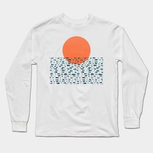 Sunset In The Blue Sea Long Sleeve T-Shirt